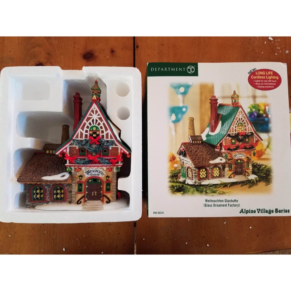 Weihnachten Glashutte (Glass Ornament Factory) #56234  -Retired-